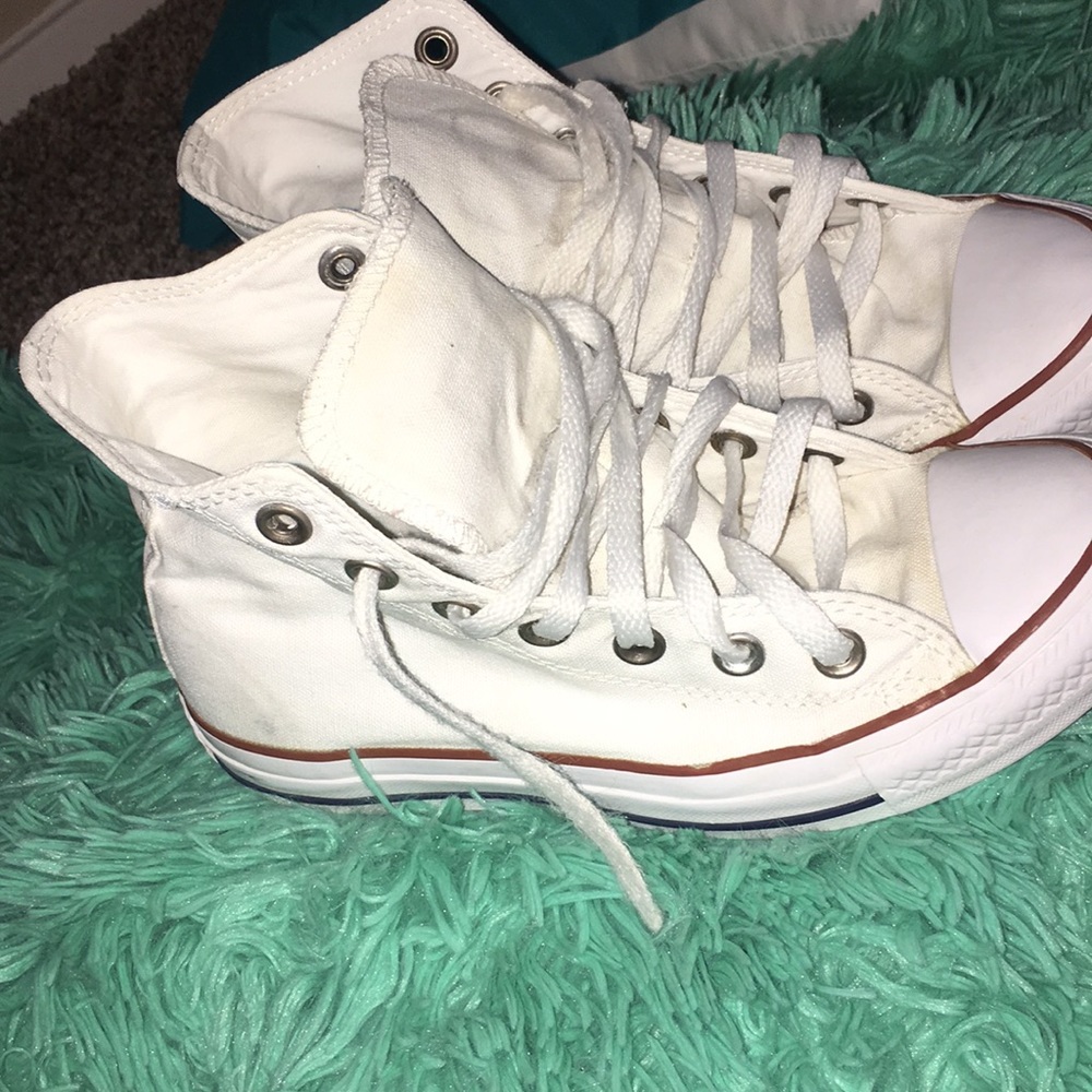 White high top converse